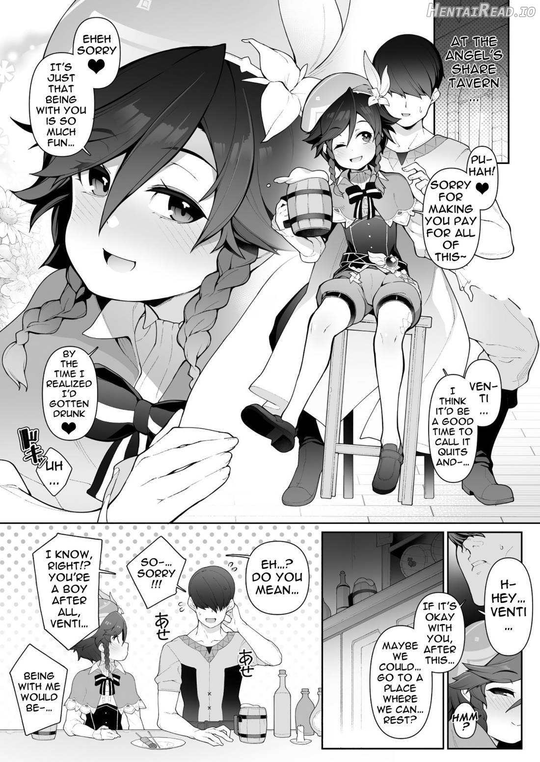 Venti-kun o Hotel ni Sasottara OK Shitekureta node Tokoton Amaenbou H suru Hanashi Chapter 1 - page 4